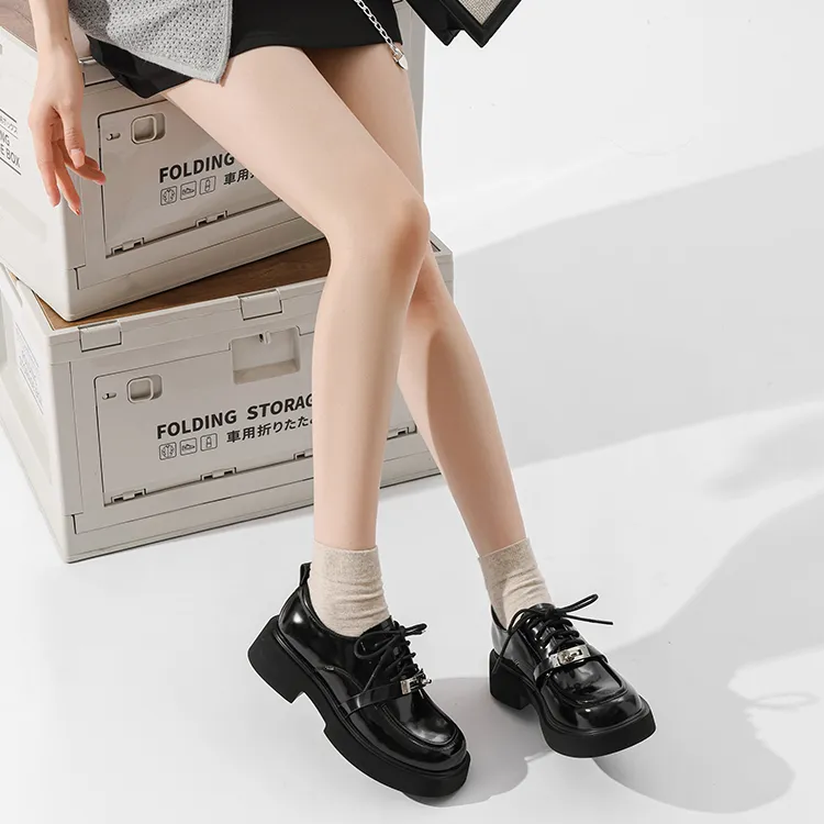 Old Meow Casual Single Shoes Women's Black-4