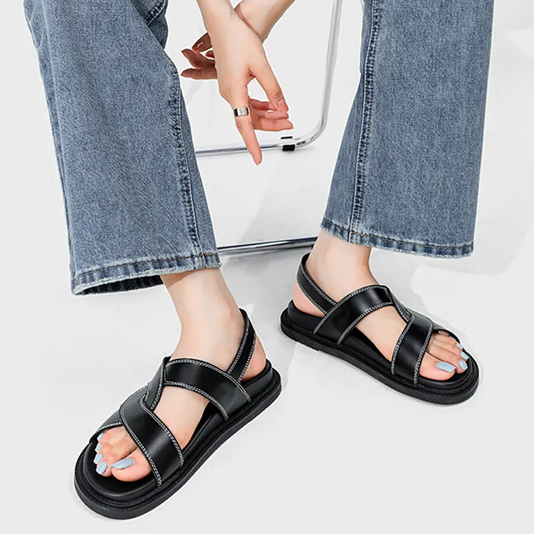 Old Meow Beach Sandals Women's Black/Yellow-4
