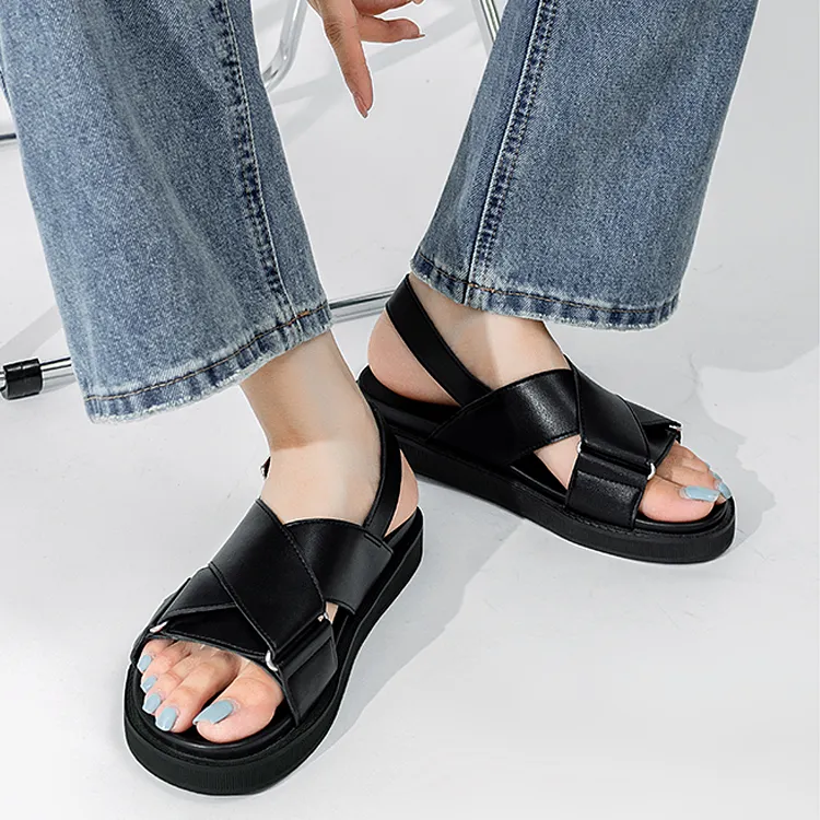 Old Meow Everyday Commute Casual Outerwear, Beach Sandals 3cm Women's-7