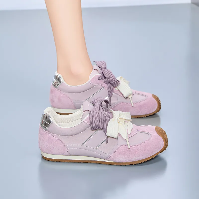 EXULL Q Slip Resistant, Abrasion Resistant, Breathable, Lightweight Low Top Casual Shoes Women's Taro Purple-7