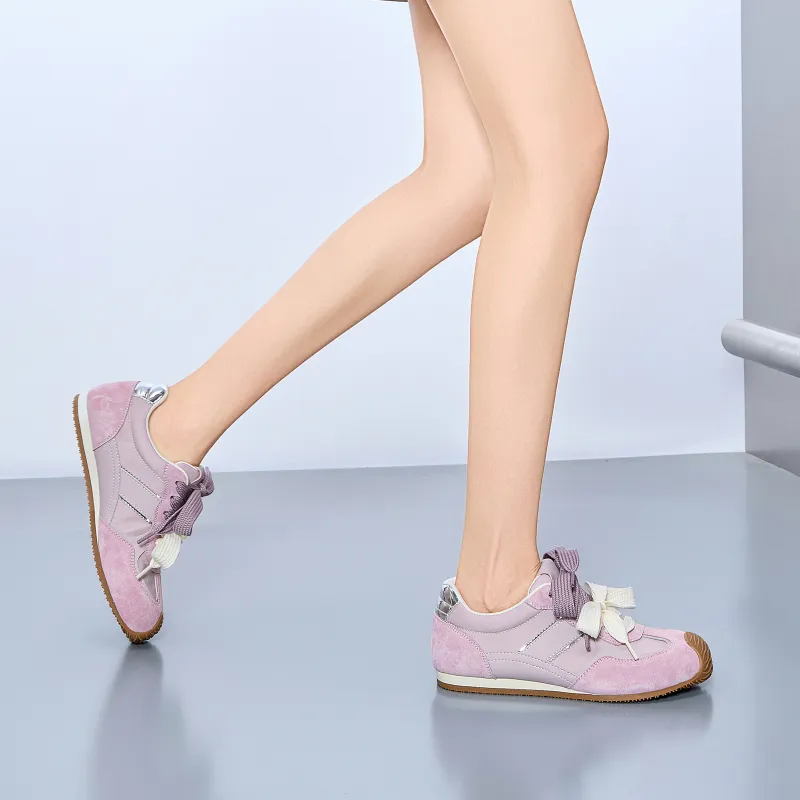 EXULL Q Slip Resistant, Abrasion Resistant, Breathable, Lightweight Low Top Casual Shoes Women's Taro Purple-5