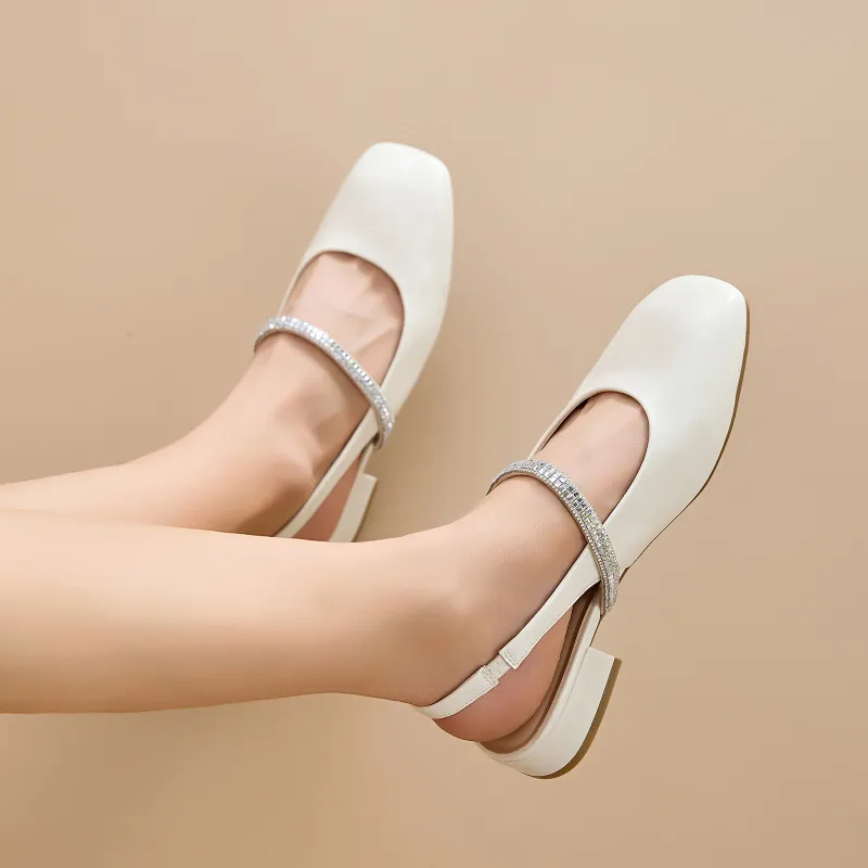 EXULL Q Casual Single Shoes Women's Beige-5