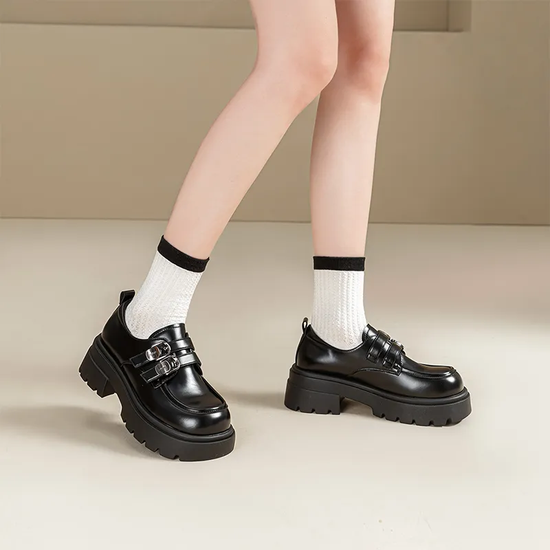 EXULL Q Loafers Women's Black-7