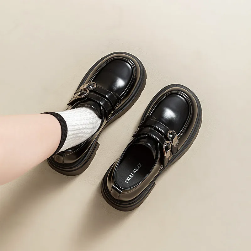 EXULL Q Loafers Women's Black-5