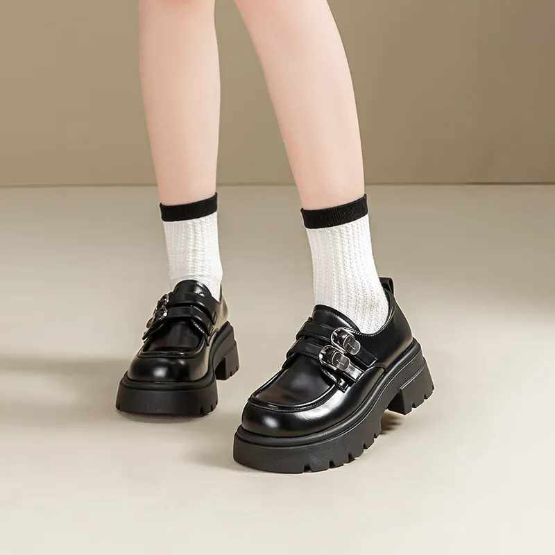 EXULL Q Loafers Women's Black-6