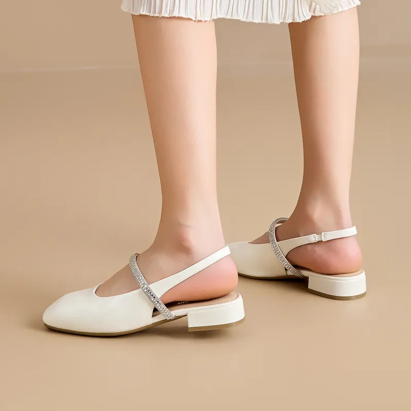 EXULL Q Casual Single Shoes Women's Beige-7