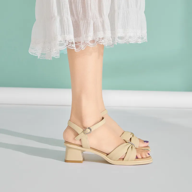 EXULL Q One Strap Sandals 5CM Women's-10