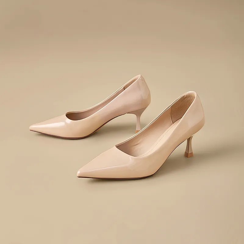 EXULL Q Slim Heel High Heels 6.5CM Women's-2
