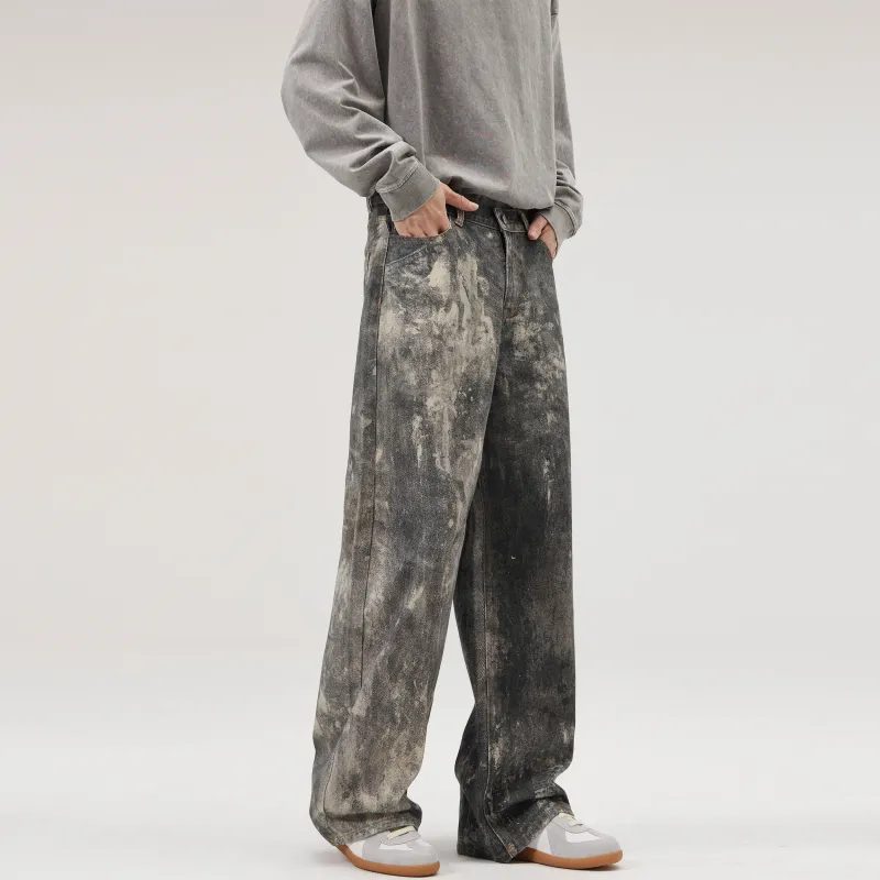 Magmode Jeans Unisex Gray Black-3