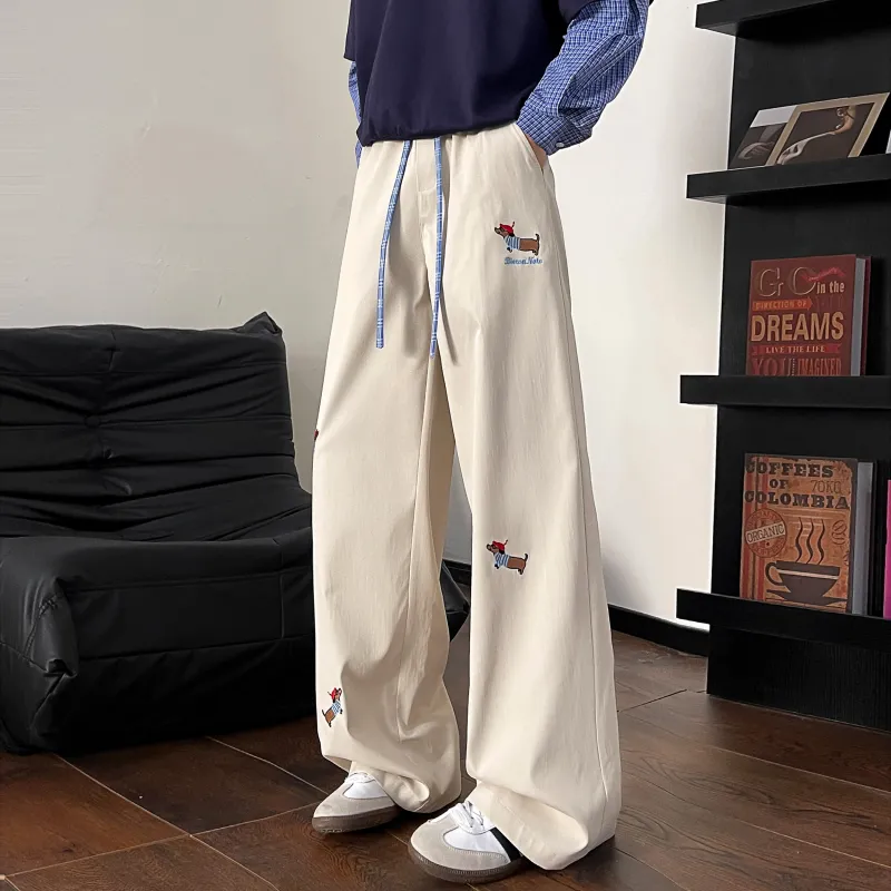 Magmode Casual Pants Unisex Navy Blue-4