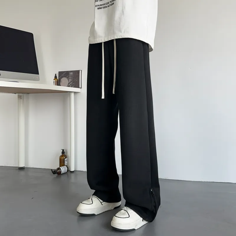 Magmode Casual Pants Unisex White Heather Gray-2
