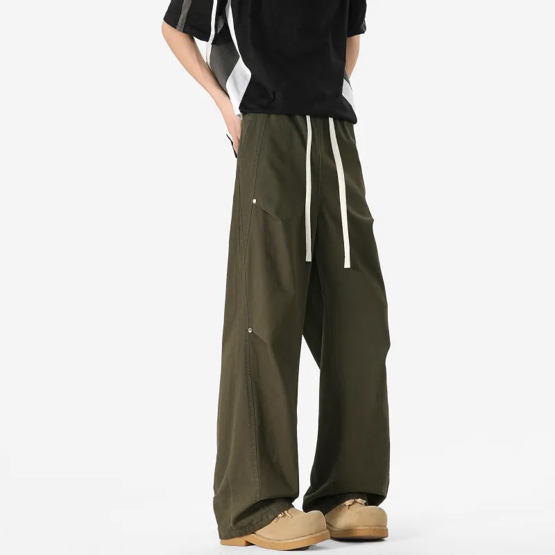 Magmode Casual Pants Unisex Army Green-8