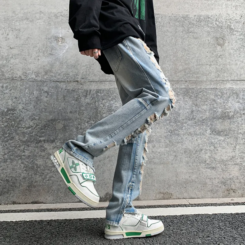 PAINT STAIN Jeans Unisex-4