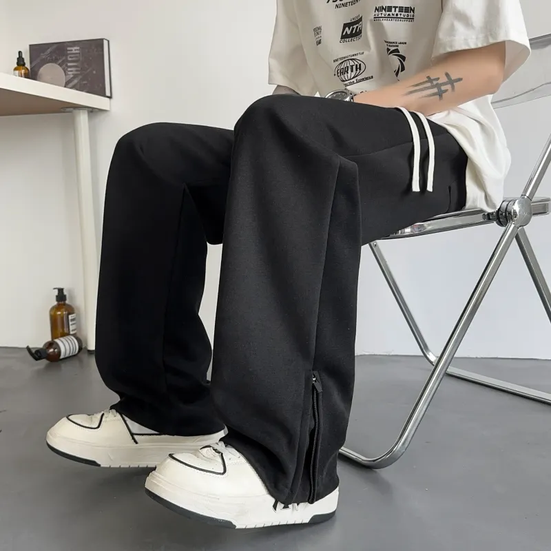 Magmode Casual Pants Unisex White Heather Gray-4