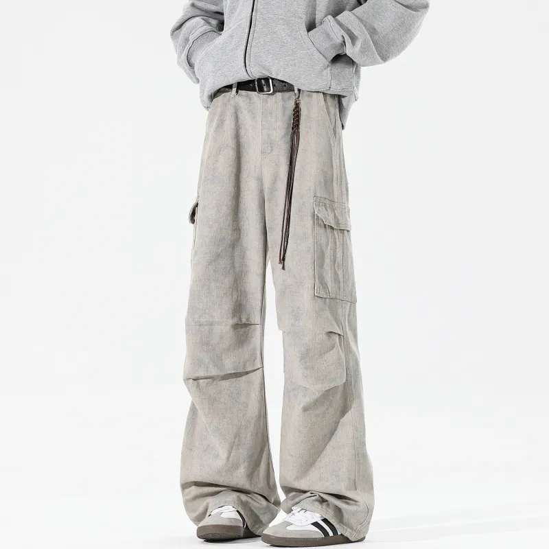 Magmode Casual Pants Unisex Apricot-3