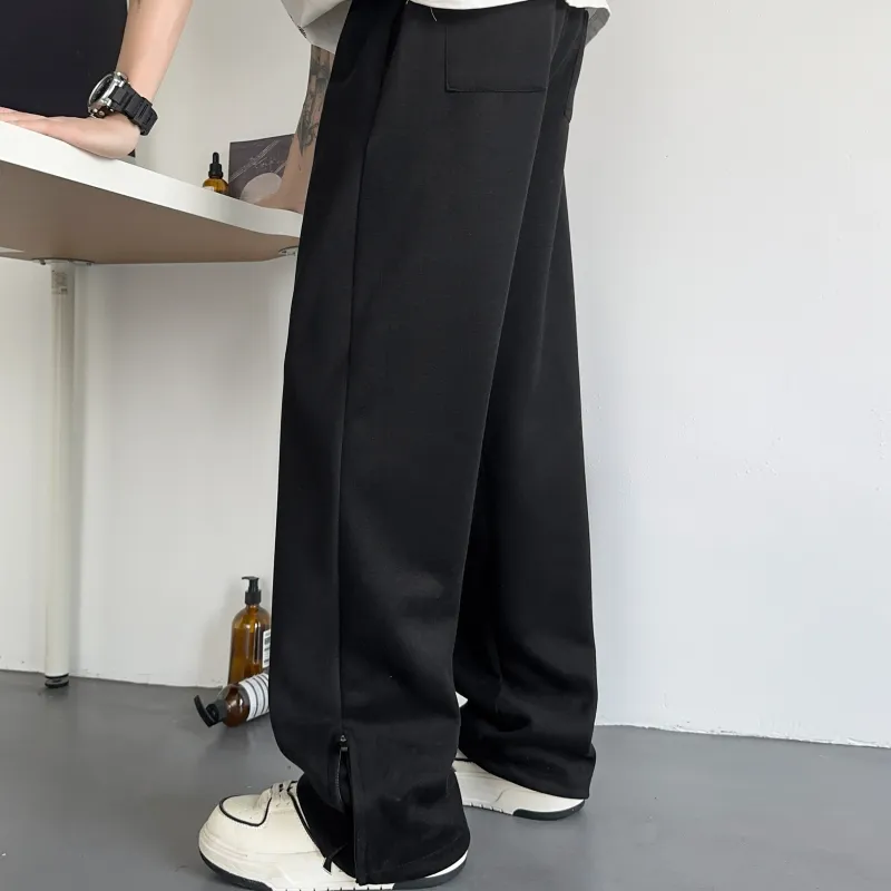 Magmode Casual Pants Unisex White Heather Gray-3