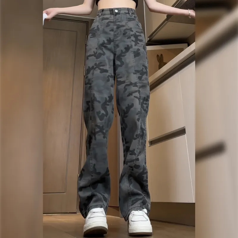 Magmode Jeans Unisex Camouflage Black-7