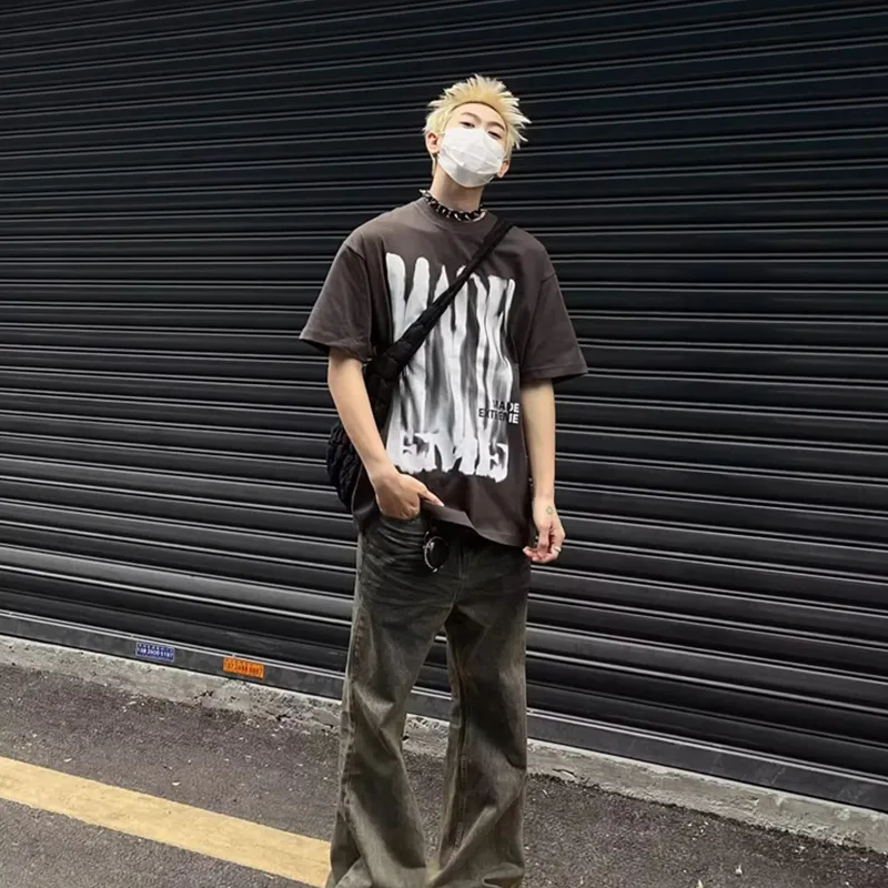 PAINT STAIN T Shirts Unisex-16