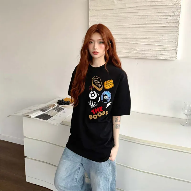 WELTER EXPERIMENT Fashion Minimalist Style T Shirt Unisex-8