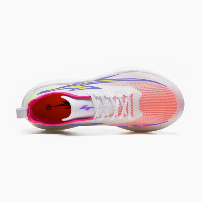 Dynamic Power Running Shoes Unisex Low Top Lightning Purple-2