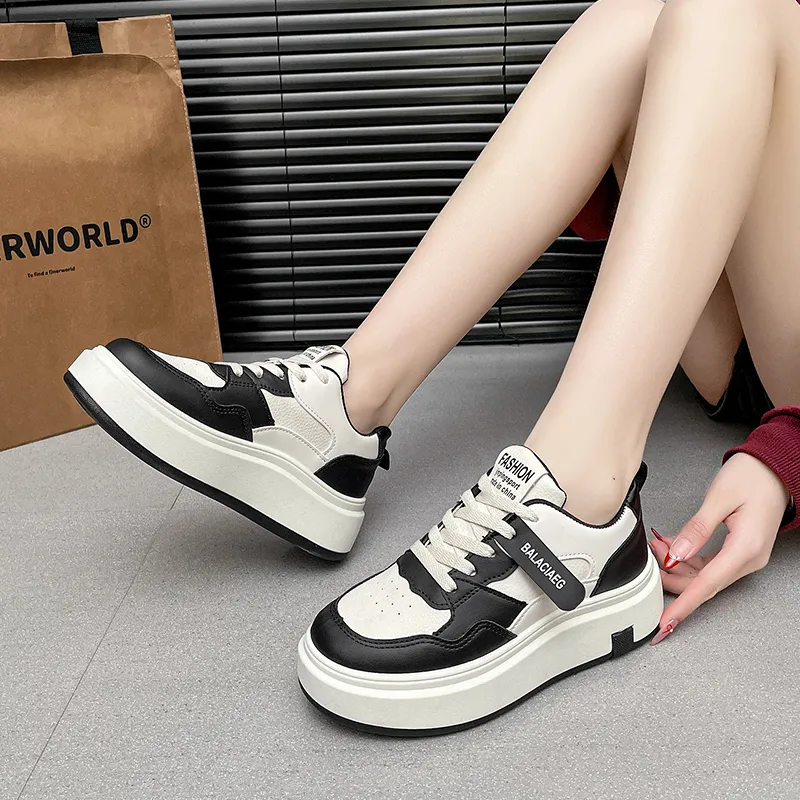 TIBHAR Cushioning Wear-Resistant Low-Top Skateboard Shoes Women's-3
