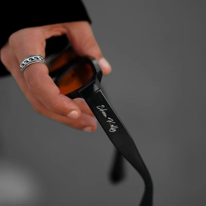 SHEEN KELLY Square Sunglasses Unisex-2