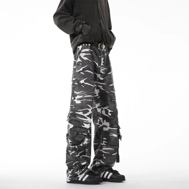 Mimx Homme Casual Pants Unisex Camouflage-6