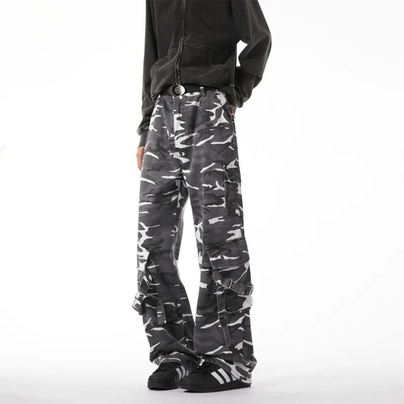 Mimx Homme Casual Pants Unisex Camouflage-4