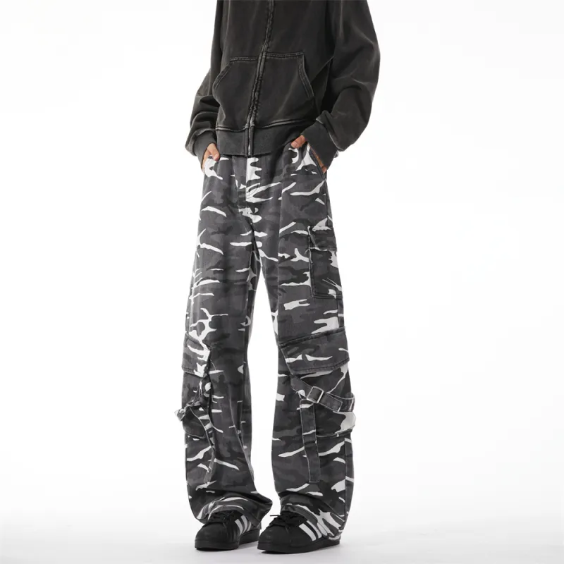 Mimx Homme Casual Pants Unisex Camouflage-3