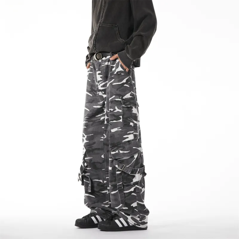 Mimx Homme Casual Pants Unisex Camouflage-5