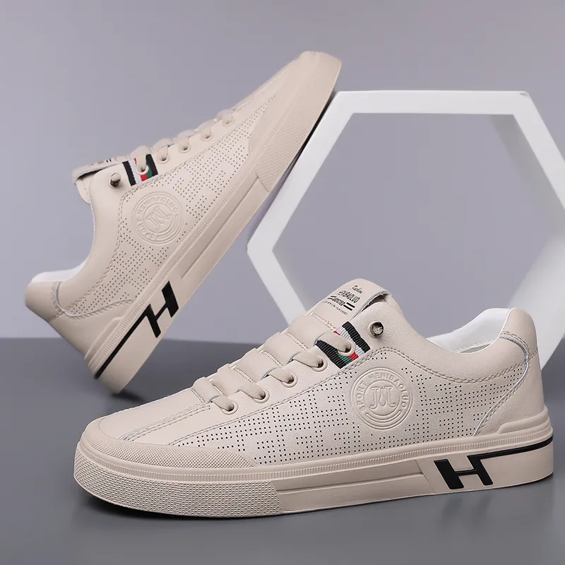 HENIBAOLUO Breathable Low Top Skateboard Shoes Men's-9