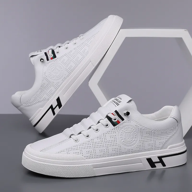 HENIBAOLUO Breathable Low Top Skateboard Shoes Men's-5