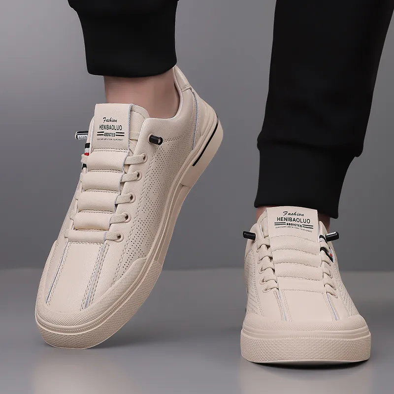 HENIBAOLUO Breathable Low Top Skateboard Shoes Men's-10