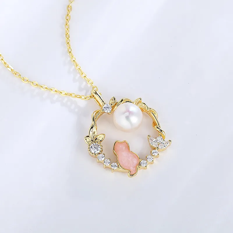 Shang Qianyi Pearl Necklaces Women's-3