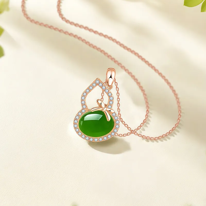 Shang Qianyi Natural Chalcedony Necklaces Women's-3