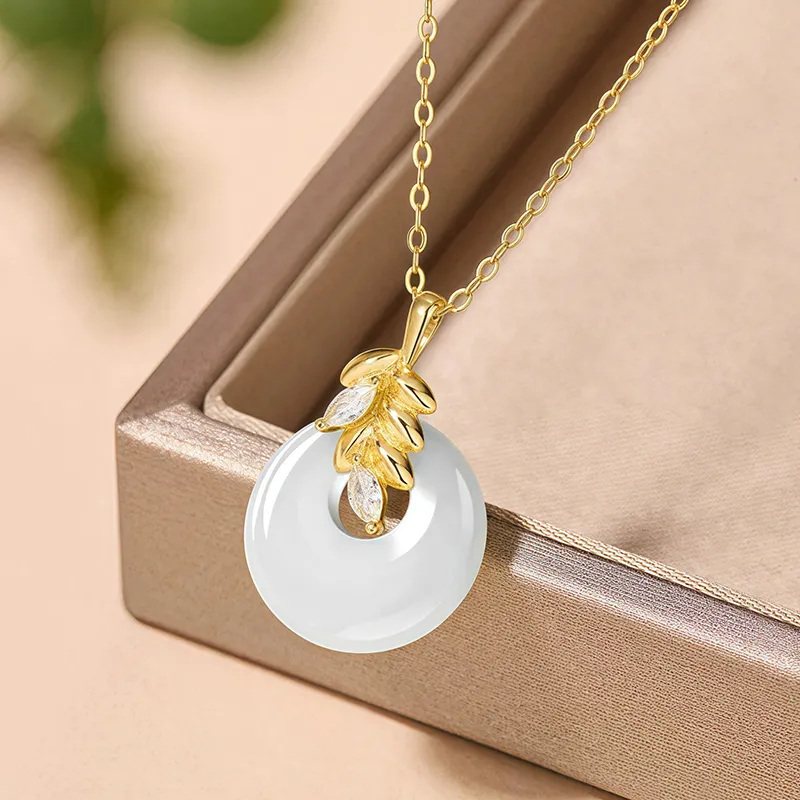 Shang Qianyi Natural Chalcedony Necklaces Women's-4