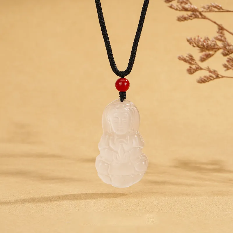 Shang Qianyi Chalcedony Necklaces Unisex-1