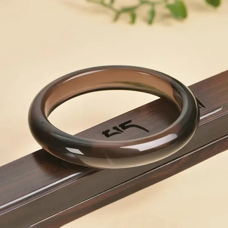 Shang Qianyi Obsidian Bangles Unisex-1