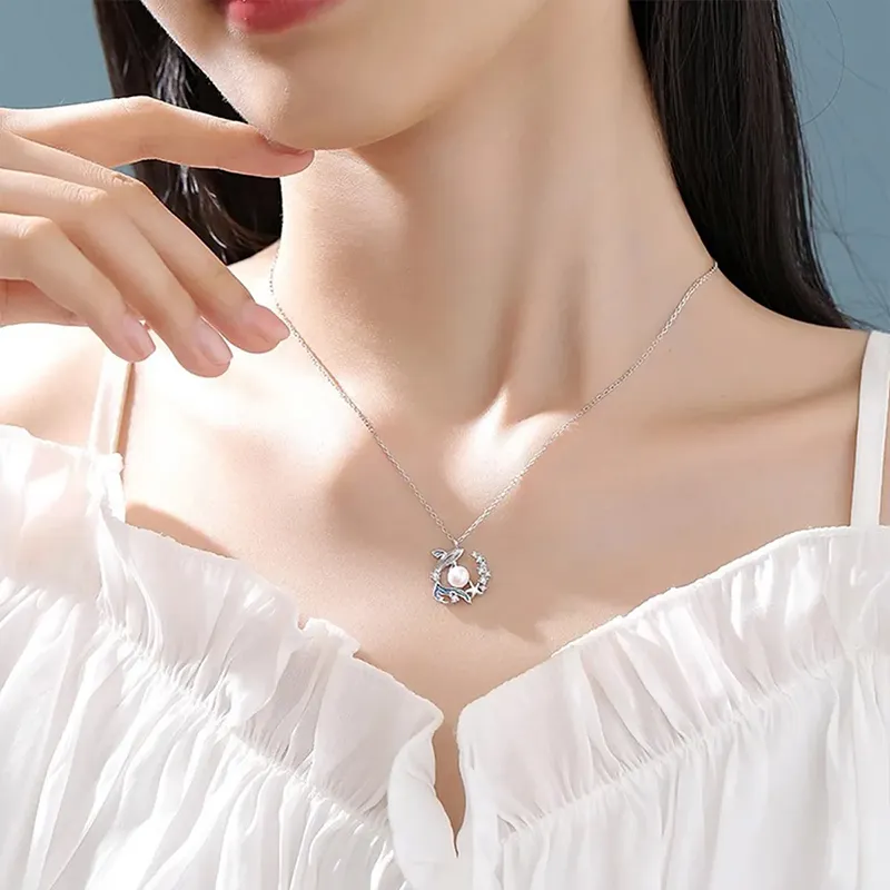 Shang Qianyi Pearl Necklaces Women's-5