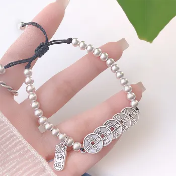 Shang Qianyi S999 Fine Silver Bracelets Unisex