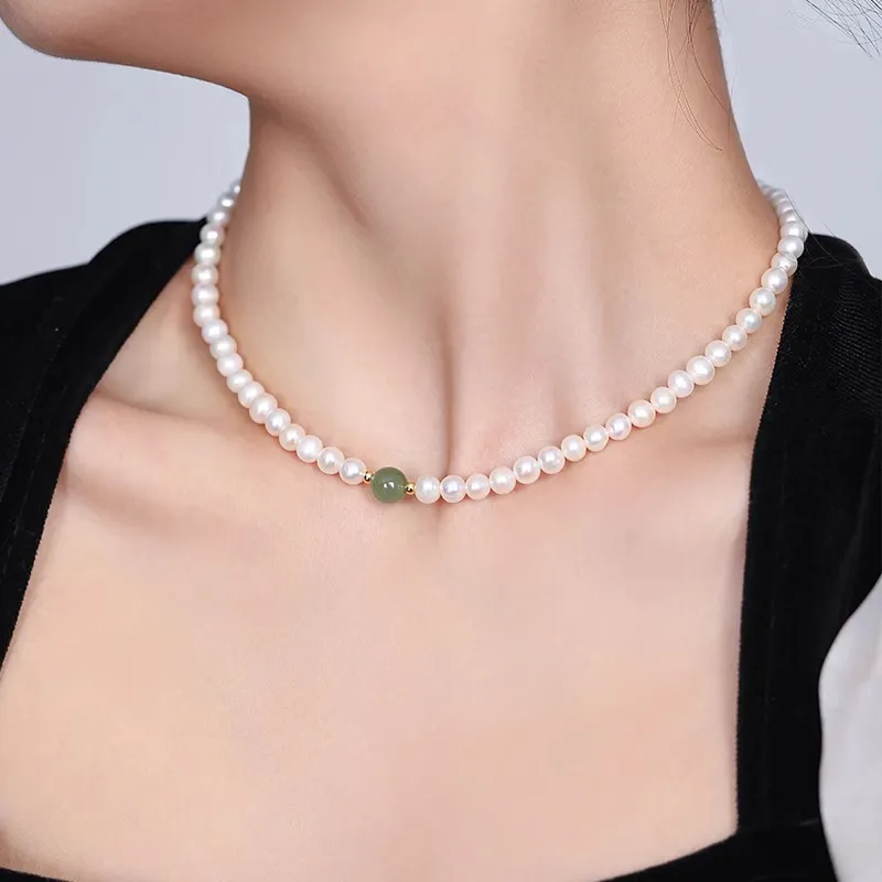 Shang Qianyi Pearl Necklaces Women's-4