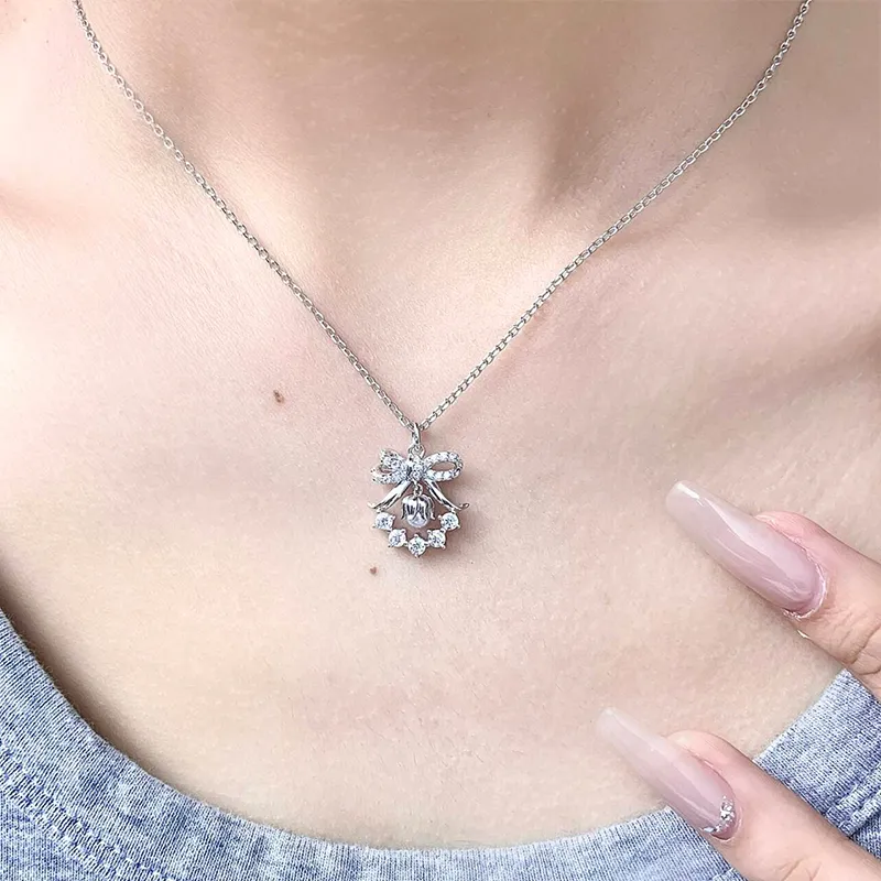 Shang Qianyi S925 Silver Necklaces Women's-4