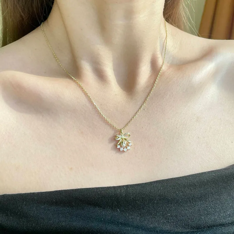 Shang Qianyi S925 Silver Necklaces Women's-5