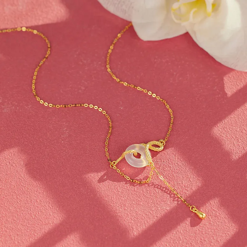 Shang Qianyi Alloy Necklaces Women's-1