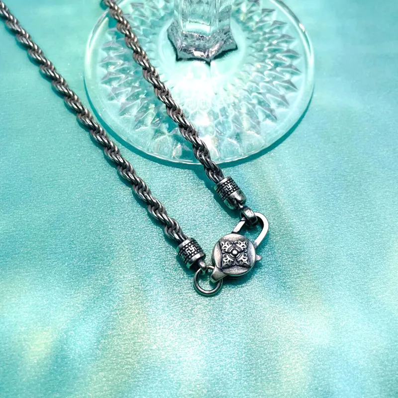 Shang Qianyi S925 Silver Necklaces Men's-4
