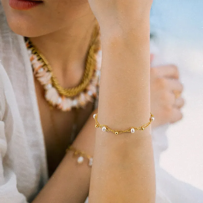 Shang Qianyi Pearl Bracelets Women's-4