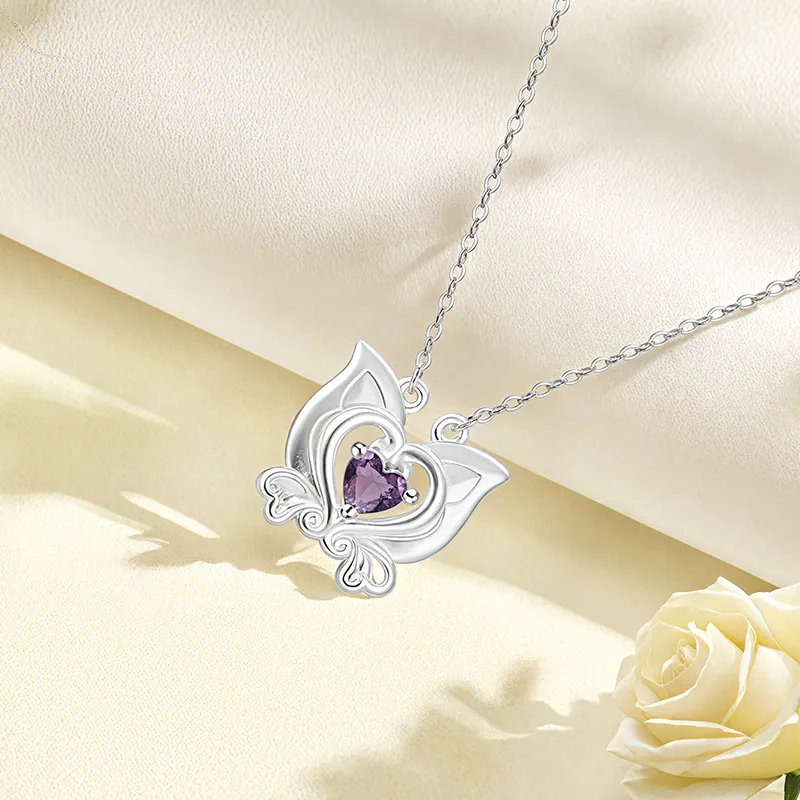 Shang Qianyi S999 Fine Silver Necklaces Women's-7
