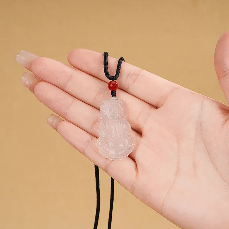 Shang Qianyi Chalcedony Necklaces Unisex-4