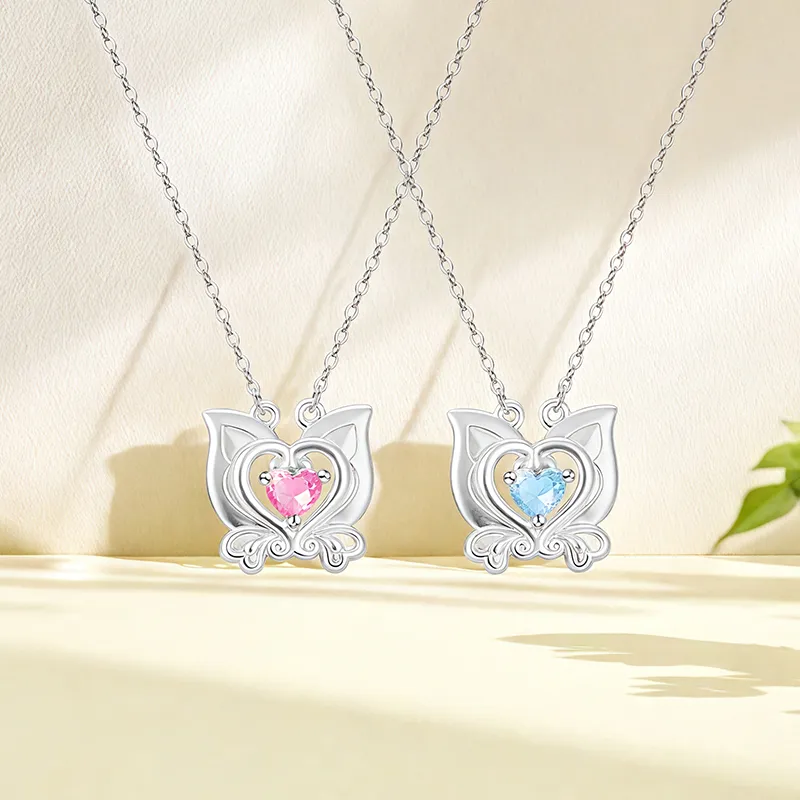 Shang Qianyi S999 Fine Silver Necklaces Women's-4