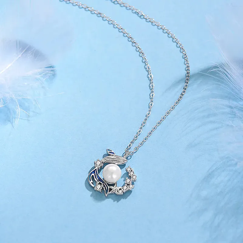 Shang Qianyi Pearl Necklaces Women's-3